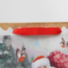 Пакет крафтовый вертикальный «Дедушка мороз и зверята»