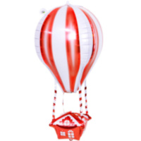 Фигура 3D, Воздушный шар, Аэростат, Красный