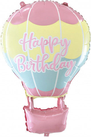 Фигура, Воздушный шар на День Рождения, Розовый