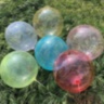 Распродажа! Сфера 3D Deco Bubble Бабл, Прозрачный Оранжевый, Кристалл