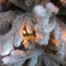 Елка заснеженная Нордика со светодиодами, Комби