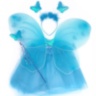 Набор Фея (юбка, крылья, ободок, волшебная палочка), Голубой